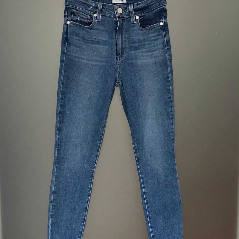 PAIGE Paige Hoxton Crop Jeans in Cavana Wash in Pristine Condition